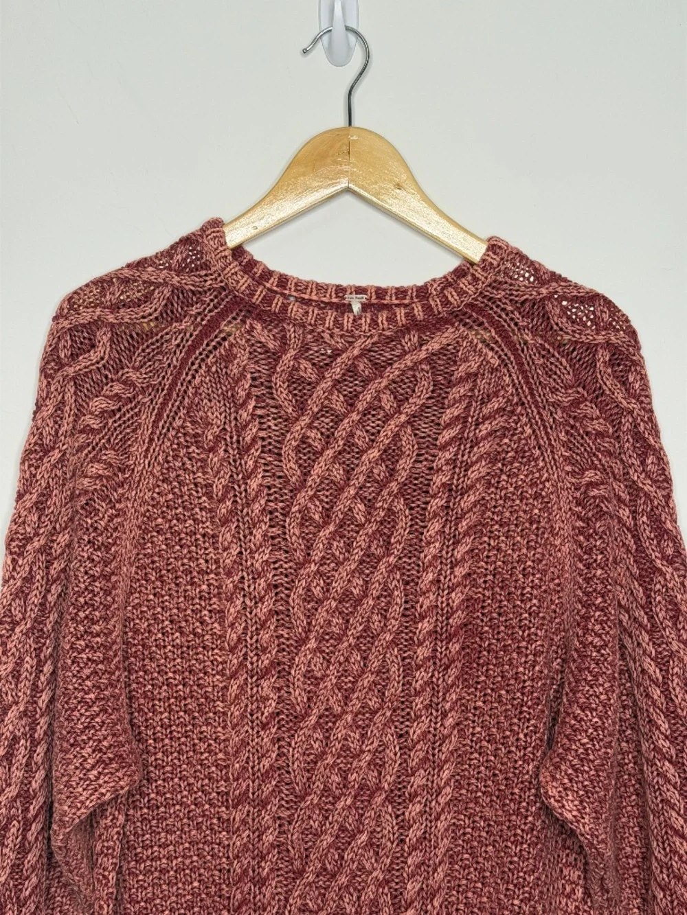 Free People On a Boat Sweater Dress Cable Knit Bohemian